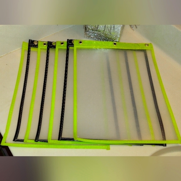 ULINE Office 7 Job Ticket Holders Sheet Protectors Poshmark